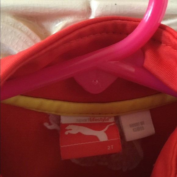 Boys Puma Colorblock Zip Up Track Jacket 2T - Picture 3 of 3